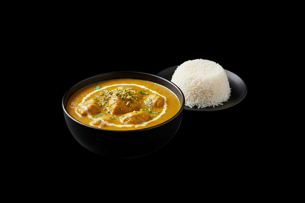 Chicken Korma and Rice